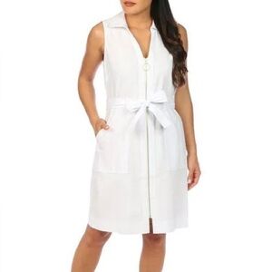 NWT WHITE DRESS *SIZE 14*